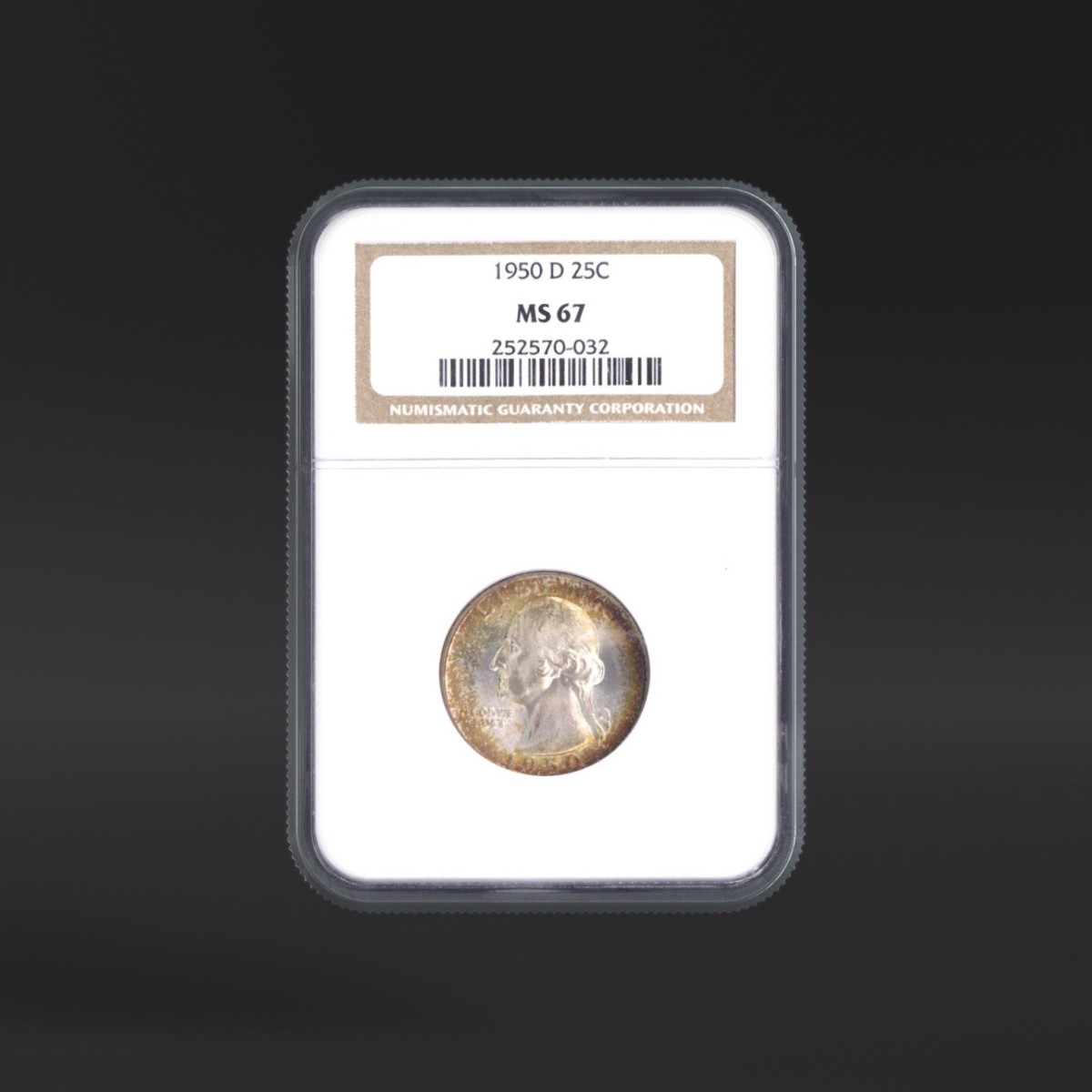 1950-D 25 Cents NGC MS67